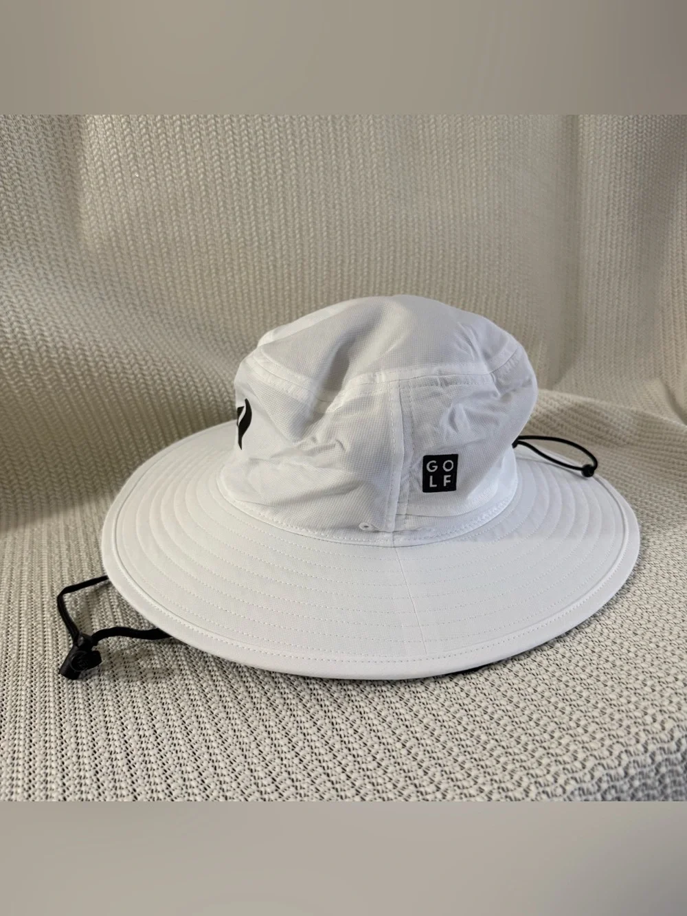 Adidas Golf Wide Brim Sun Hat White L/XL UPF Bucket Boonie Hat NWOT